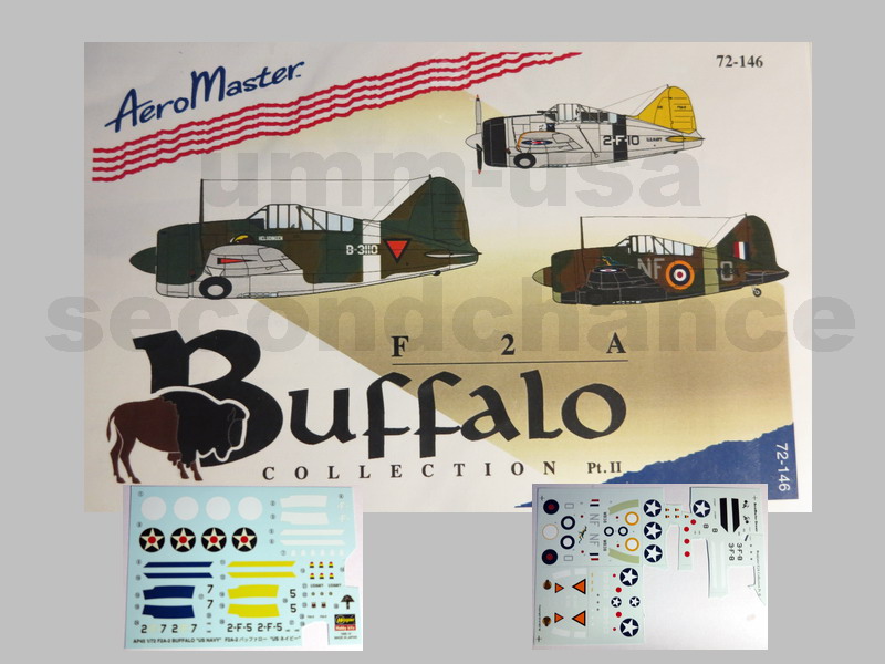 AM72-146 F2A Buffalo Collection Pt.II (CUT) (SCH) 1/72